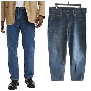Levi's 550 men's relaxed fit straight leg jeans size 36 W 32 L